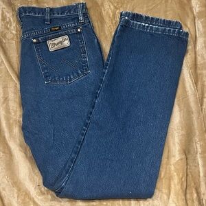 Wrangler Men's Late 90s - Early 2000s Straight Leg Jeans